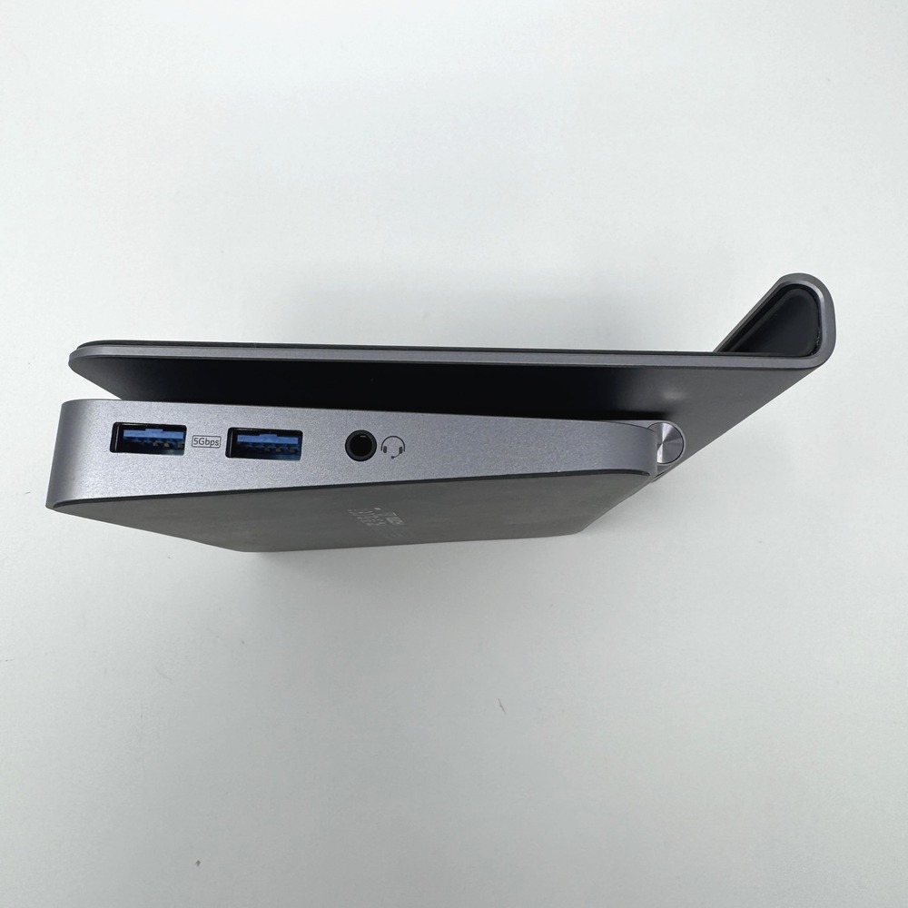 Anker 551 USB-C Hub 8-in-1 Tablet Stand HDMI SD USB 5Gbps Charger Dock Gray - Picture 3 of 13